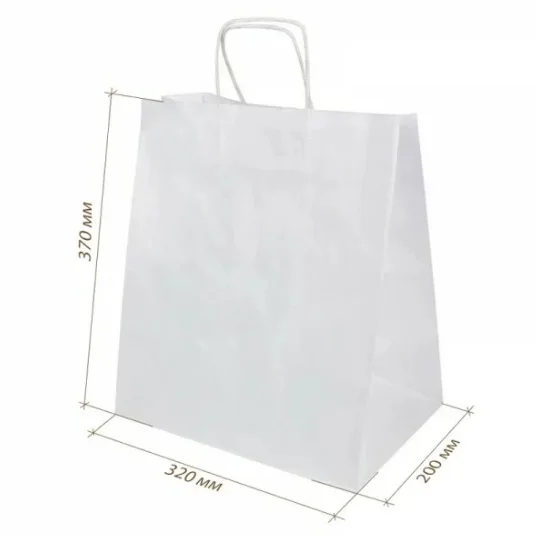 Пакет с кручеными ручками 370 х 320 х 200 мм, 10 шт